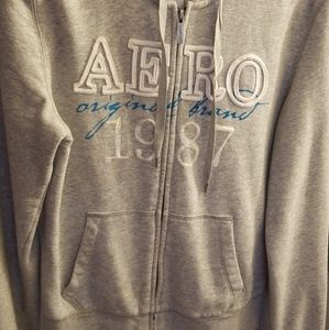 Aeropostale zip up hoodie sz lg